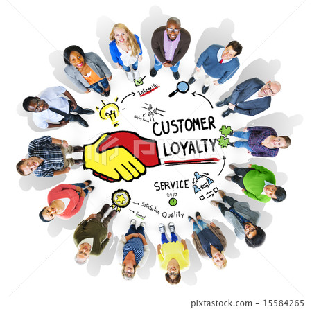 Customer Loyalty Service Support Care Trust Casual Concept Customer Loyalty Service Support Care Trust Casual Concept 15584265