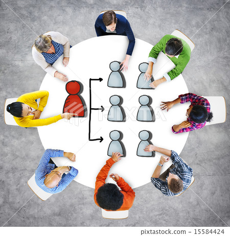 People Logistics Management Connection Social Networking Leaders 15584424