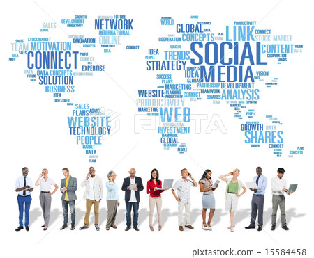 Social Media Internet Connection Global Communications Networkin 15584458
