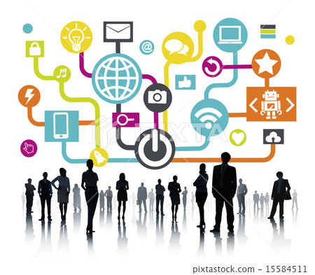 Global Communications Social Networking Business People Online C Global Communications Social Networking Business People Online C 15584511