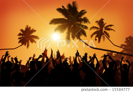 Adolescence Summer Beach Party Outdoors Community Estatic Concep Adolescence Summer Beach Party Outdoors Community Estatic Concep 15584777