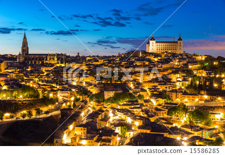 Toledo at dusk Spain 15586285