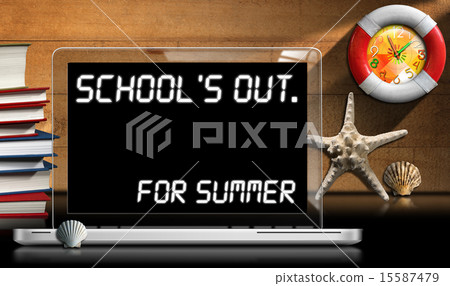 School Out for Summer - Laptop Computer 15587479