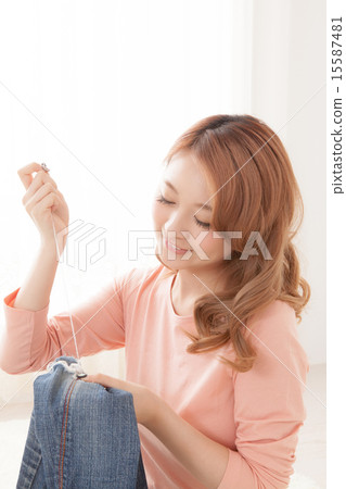 trouser, sewing, needlework 15587481