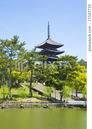 Sarusawa Pond和Kofukuji 15587730