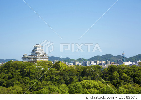 姬路城堡和城鎮景觀經過修復 15589575