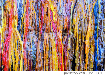 Candle tears pattern background. 15590311