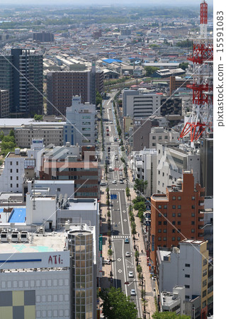 從郡山車站大樓的看法 15591083