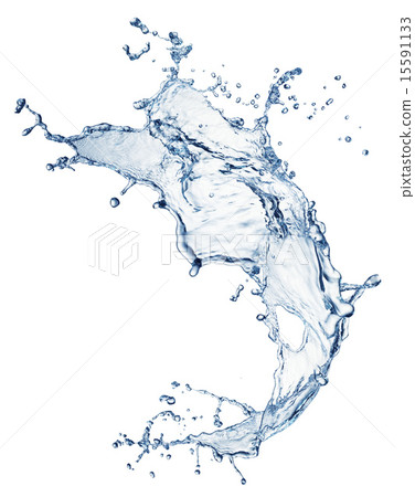 blue water splash isolated blue water splash isolated 15591133