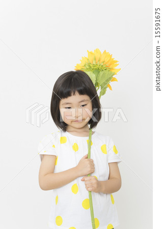 Sunflowers and children 15591675