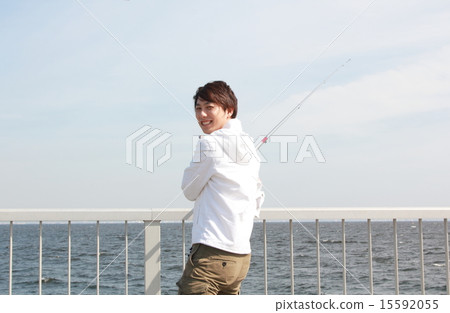 1男（休閒釣魚戶外休閒愛好假日投擲釣魚海釣） 15592055