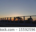 Sunset from over the elevated road 15592596