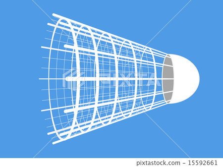 Badminton. Shuttlecock 15592661