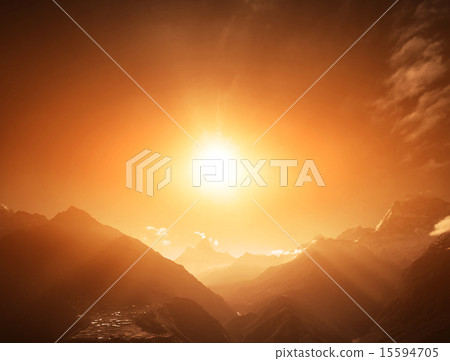 Beautiful mountain landscape Beautiful mountain landscape 15594705
