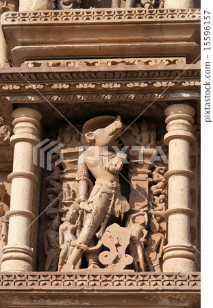 Stone carved Nandi Sculpture on Vamana Temple 15596157