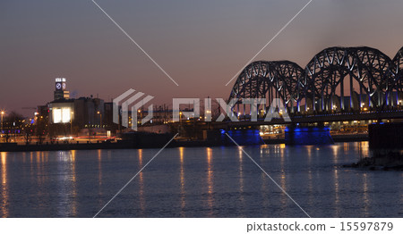 Riga Railway Bridge 15597879