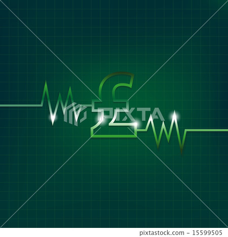 Pound Sign concept with pulsation 15599505