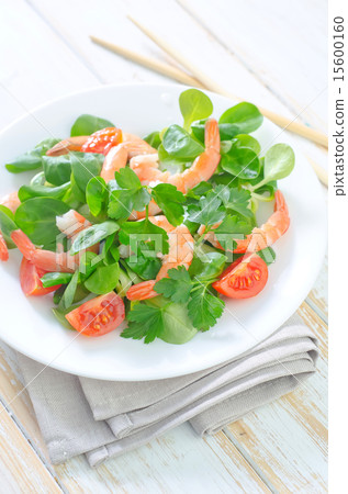 shrimps with salad shrimps with salad 15600160