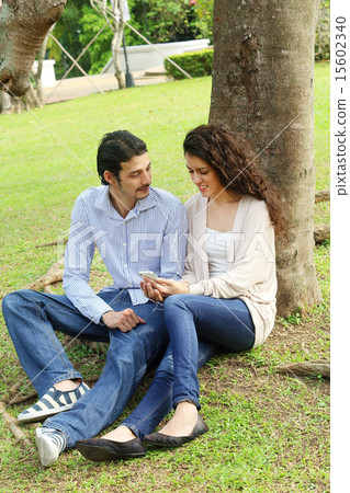 Foreigner couple dating in the park Foreigner couple dating in the park 15602340