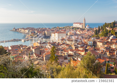 Picturesque old town Piran, Slovenia. Picturesque old town Piran, Slovenia. 15602381