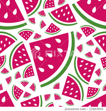 seamless watermelon pattern 15603045