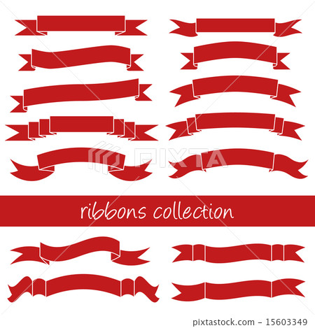 red ribbons - Stock Illustration [15603349] - PIXTA