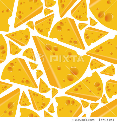 seamless cheese pattern - Stock Illustration [15603463] - PIXTA
