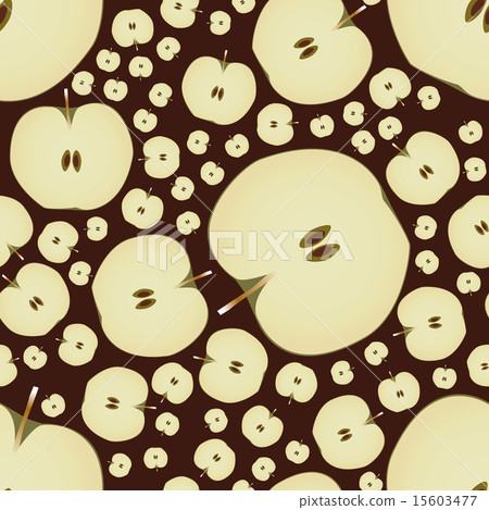 seamless apple pattern - Stock Illustration [15603477] - PIXTA