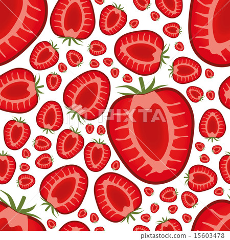 seamless strawberry pattern 15603478