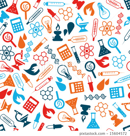 laboratory seamless pattern 15604572