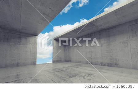 Abstract architecture background, empty room Abstract architecture background, empty room 15605393