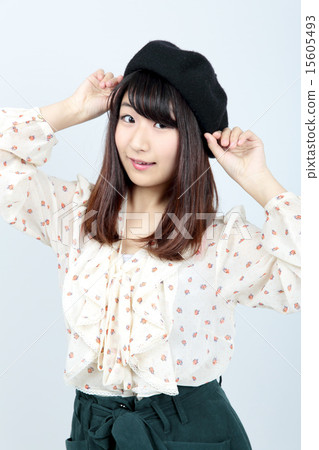 貝雷帽女人 15605493