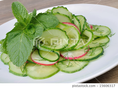 salad cucumber with radish salad cucumber with radish 15606317