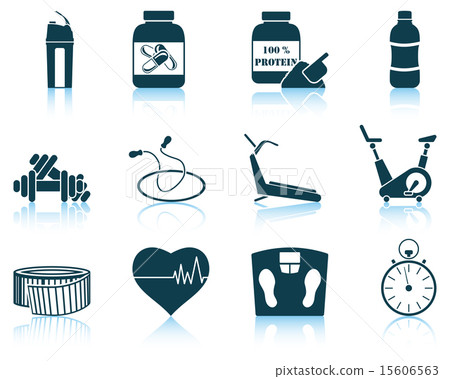 Set of fitness icon 15606563
