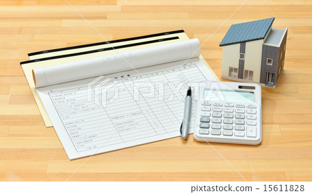 Architectural model, house model, image of mortgage Architectural model, house model, image of mortgage 15611828