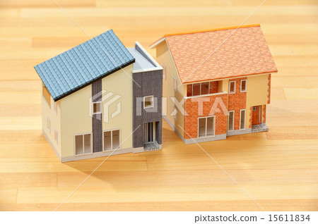 建築模型，房子模型，抵押的圖像 15611834
