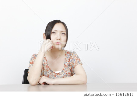 Young women suffering 15612615
