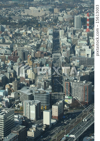 朝向千住的東京城市景觀 朝向千住的東京城市景觀 15613003