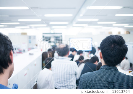 Young people listening to presentations 15613764