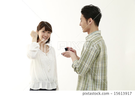 Young couple engaged Young couple engaged 15613917