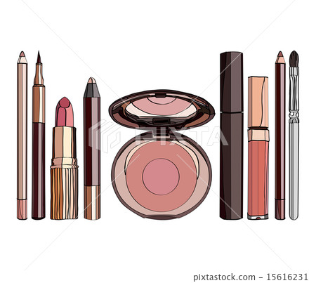 set of decorative cosmetics set of decorative cosmetics 15616231