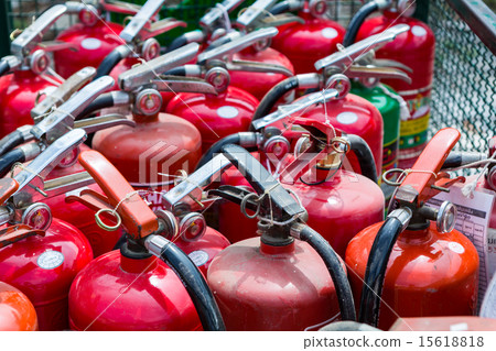 Old fire extinguishers Old fire extinguishers 15618818