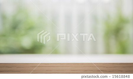 Table and empty space for your decoration Table and empty space for your decoration 15618848