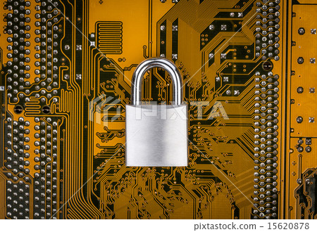 Protection concept : security lock  15620878
