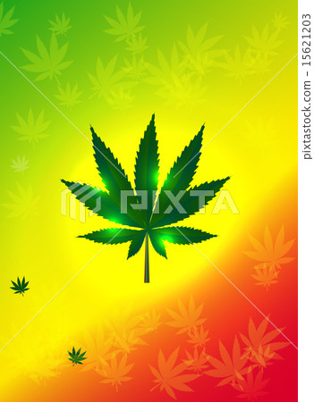 Abstract Cannabis Background Vector Illustration 15621203