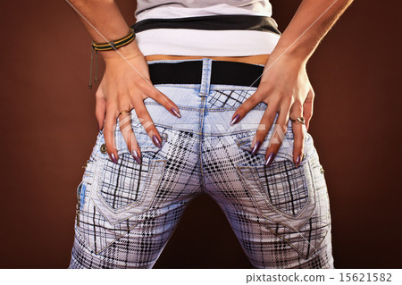 Female ass in jeans Female ass in jeans 15621582