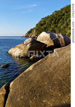 stone in thailand kho tao bay abstract of a blue l stone in thailand kho tao bay abstract of a blue l 15622436