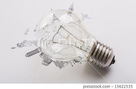 Bulb of World travel  15622535