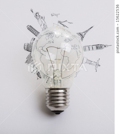 Bulb of World travel  15622536