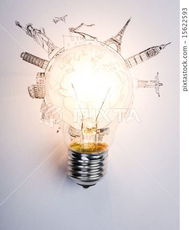 Bulb of World travel  15622593